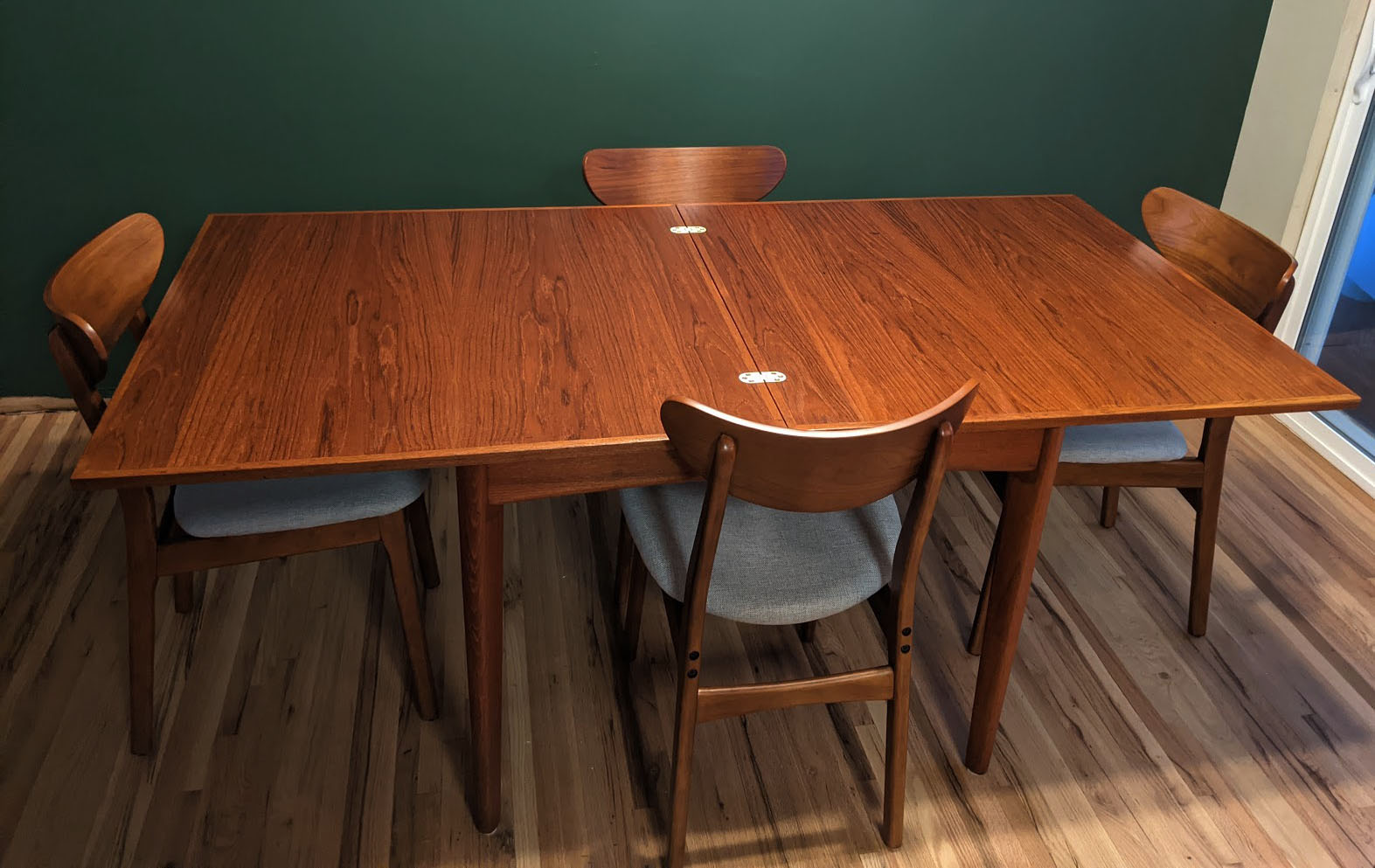 Refinishing danish store teak dining table